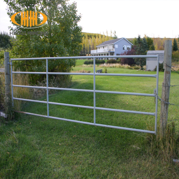 Hot sale galvanized used steel pipe farm gate design for livestock field1