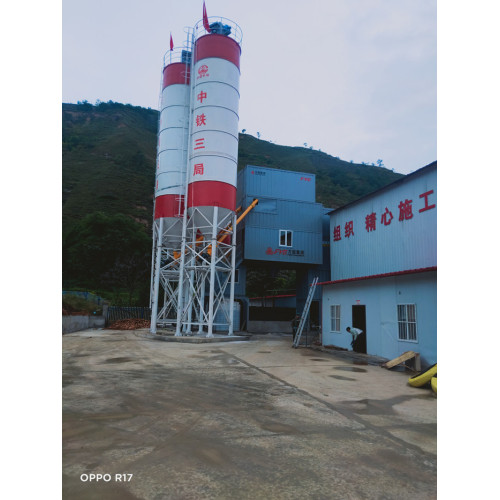 Las plantas de mezcla modulares FYG HZS120D apoyan la construcción del túnel Sanyangchuan