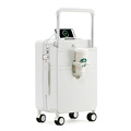 กระเป๋าเดินทางพร้อมเคสการเดินทางกลางแจ้งขนาด 20 &quot;เคสขึ้นเครื่องพร้อมกระเป๋าเดินทาง TSA Locker Fashion Suitcase Box1