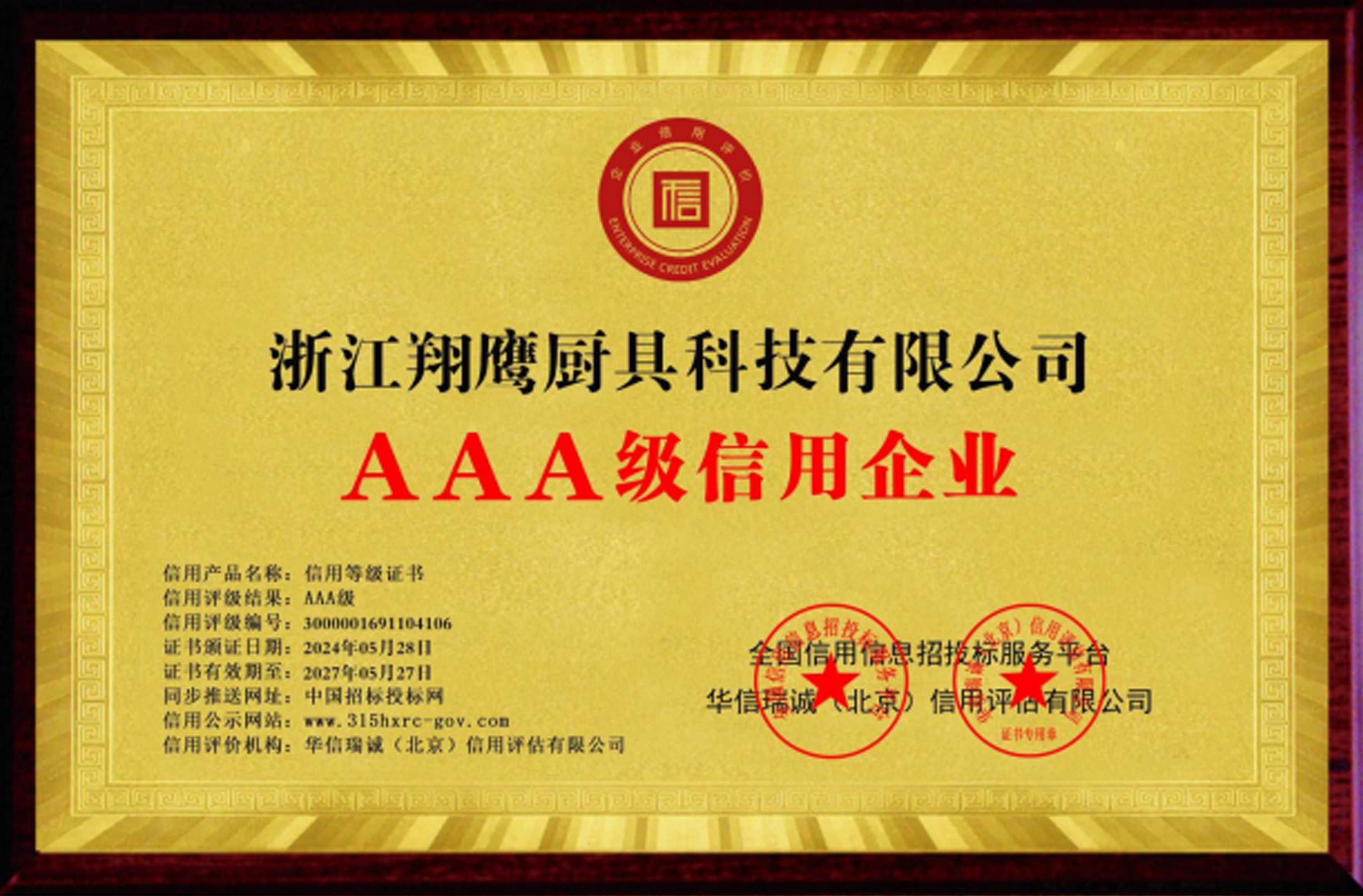 AAA-rated credit enterprise