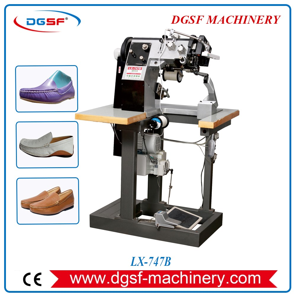 Schuh obere Mokasinstitching-Maschine LX-747B