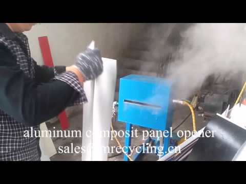 sandwich aluminium panel stripping machine