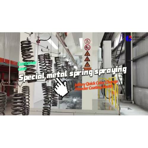 Caso del cliente de Joihey--- Pulverización especial de resortes metálicos