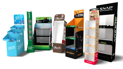 紙器とPOPディスプレイ：リテールゴールドの相乗効果の組み合わせ