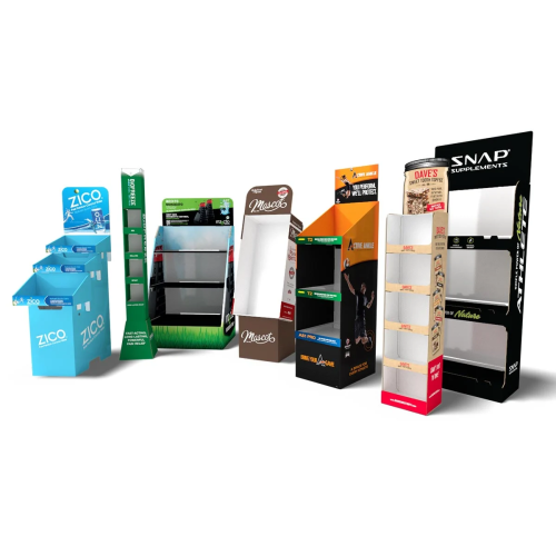 紙器とPOPディスプレイ：リテールゴールドの相乗効果の組み合わせ