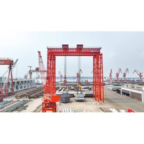 700 -Tonnen -Garankran | Der Henan -Bergbau unterstützte den Bau der Zhangjinggao Yangtse River Bridge