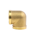 Brass Elbow Joint with Internal Thread Connectors: Steel, PVC, Stainless Steel, Plastic, and Copper Options1