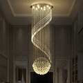 Crystal Chain Pendant Lamps for Modern Ceiling Lighting in Living Rooms and Lofts1