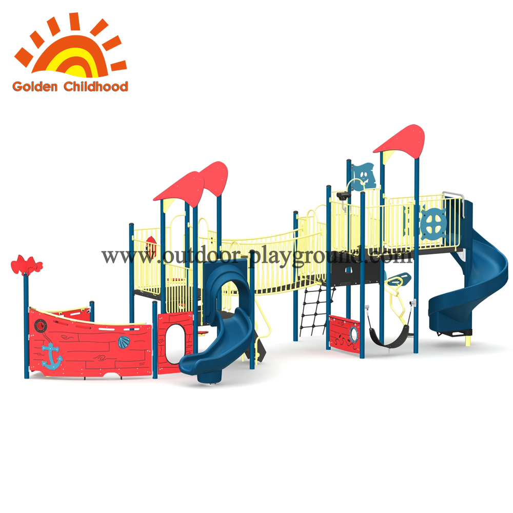 Children amusement Outdoor red