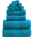 100% Cotton Highly Absorbent and Soft Bath & Hand Towel Sets - Wholesale1