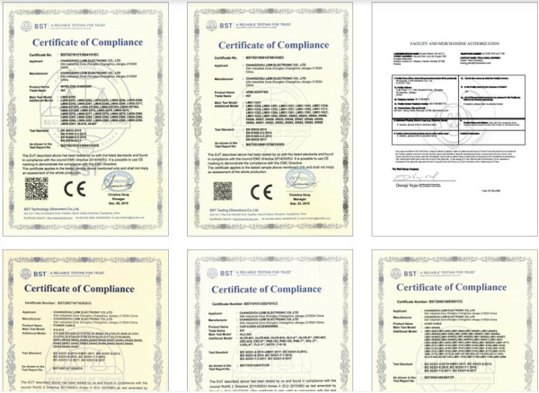 CE Certificates