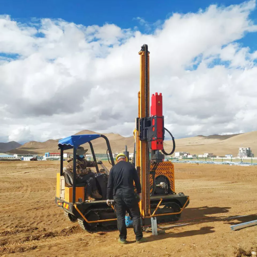 The tips of solar photovoltaic drilling machine usage 