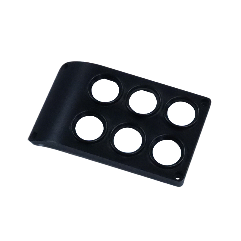 قطعات براکت شش سوراخه آلیاژ آلومینیوم OEM