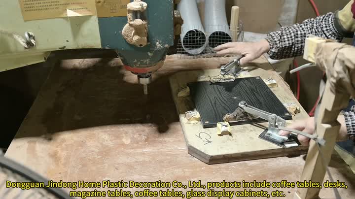 Small Wood Nightstand Production