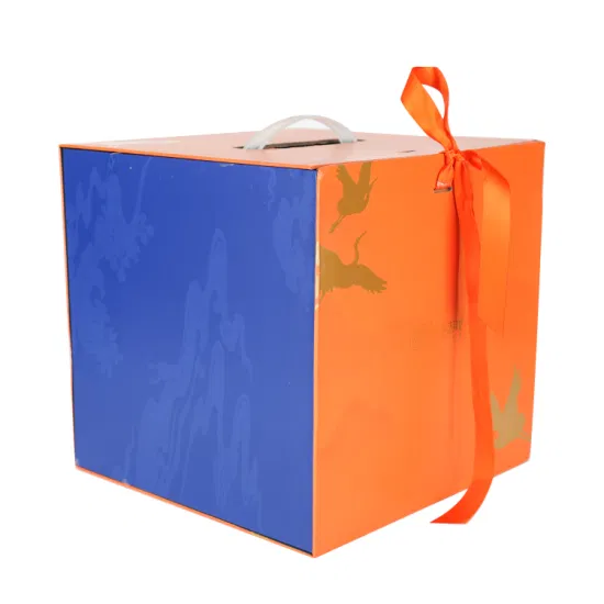 Cardboard en papier pliant emballage cadeau Kraft Cosmetic Color Box1