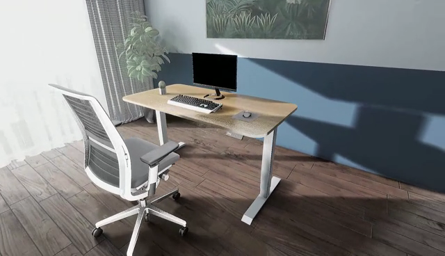 Móveis de escritório executivo elétrico automático inteligentes A altura ajustável Sit para Stand Standing Desk Frame1