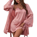 Προσαρμοσμένη δαντέλα υψηλής ποιότητας δαντέλα άνετο κομψό ύπνο σέξι πιτζάμες για τις γυναίκες set1