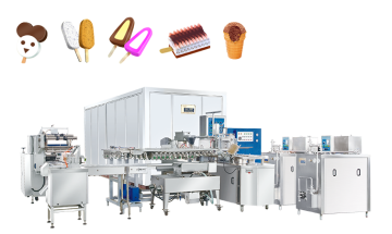 ice cream extrusion machine video 