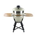 AUPLEX 21-Inch commercial multi-functional bbq Charcoal Ceramic Pizza Oven Kamado Grill with side table for Camping1