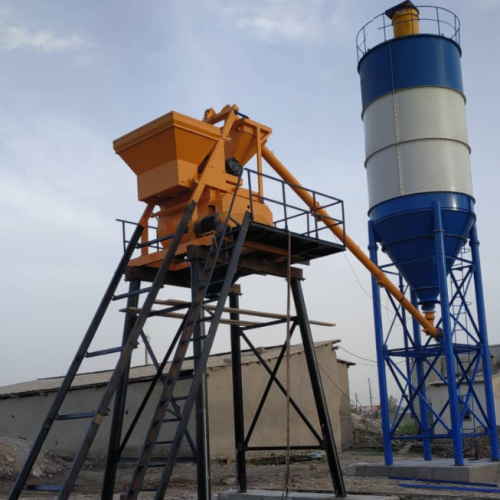 concrete batching plant 50cbm/h in Kyrgyzstan