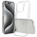 Transparent Acrylic Back with Flexible TPU Bumper Hybrid Case for iPhone 16 Pro1