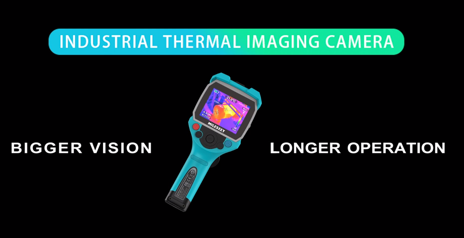 400 ℃ Caméra d&#39;imagerie thermique industrielle