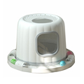 Sunsun personalizado Eco-Friendly Lovely Plastics House for Cats Cattery Cave Pudding Cat Nest1
