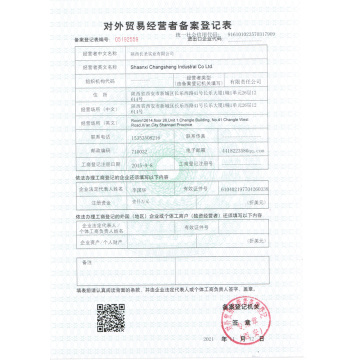 Filing of foreign trade operators