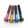 Titânio de alta resistência M10M12M16 HDG/liso com óleo Liga de titânio Classe 8.8 DIN/ISO Parafusos de meia rosca com cabeça hexagonal1