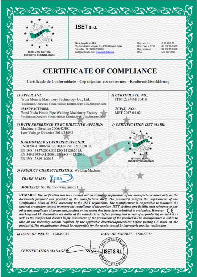 Certificate of Compliance