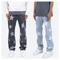 Fashion Boy Friend Denim Jeans Factory Loose Heart Printed Prousers For Men1