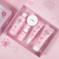 Wholesale Natural Cherry Blossom Skin Care Kit - Moisturizing Whitening 4-Piece Combination Japan Sakura Skincare Set1