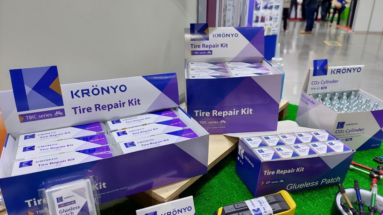 2022 TAIPEI CYCLE- Glue- Tire repair kit display box