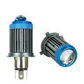 Super Bright 18w Cob Led Motorcycle Headlight High Low Beam Light 3500lm White 8-80v Motorbike Head Lamp Bulb H4 P15d Ba20d1