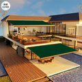 High Quality Aluminum Alloy Motorized Foldable Full Cassette Retractable Roof Awnings1