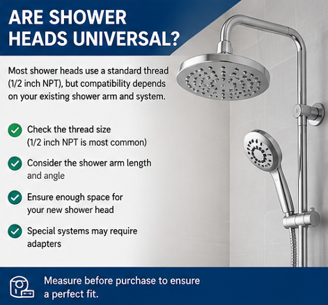 Are Shower Heads Universal?