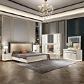 Luxury Wood Bedroom Set: Exquisite Double Enjoyment with Natural Warmth & Storage1