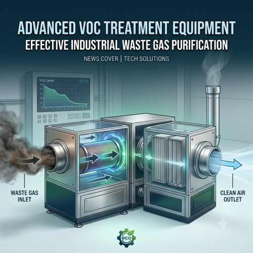 Equipamento avançado de tratamento de VOC para purificação eficaz de gases residuais industriais