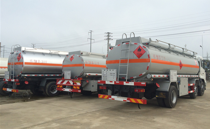 fuel tank truck stock