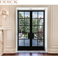 2023 Hot sale ODICK Double Glazed  French Aluminum Casement Doors Aluminium Frame Patio  Door And Windows1