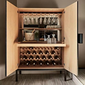 Custom European Modern Modern Living Living Mound Mound Supermarket Bar Iron Work Storage Storage Display Wine Rack1