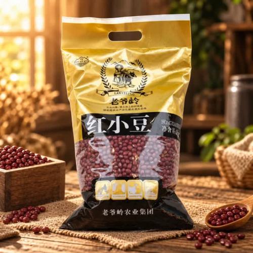 Organiczne mieszane ziarna i fasola