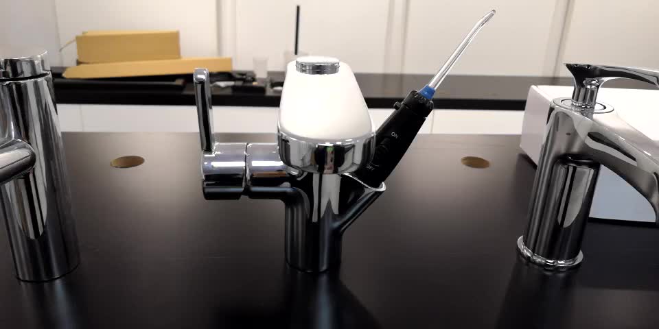 Black Mixer Dental Oral Irrigator Basin Faucet