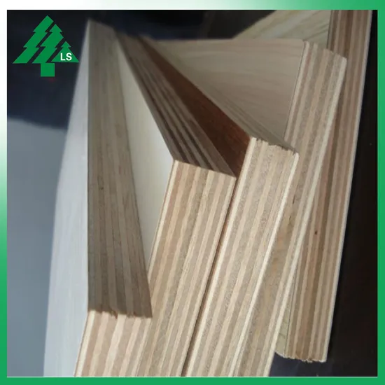 1/2" (12mm) 3/4" (18mm) White Melamine Overlay Laminate Faced Plywood1