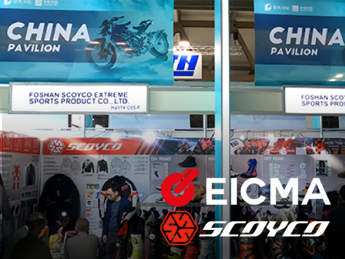 SCOYCO brilla en EICMA Milán: el viaje global del equipo de equitación chino
