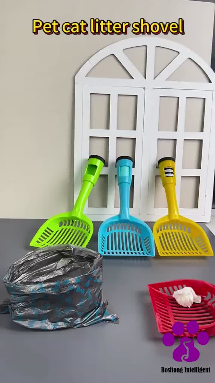 Pet cat litter shovel