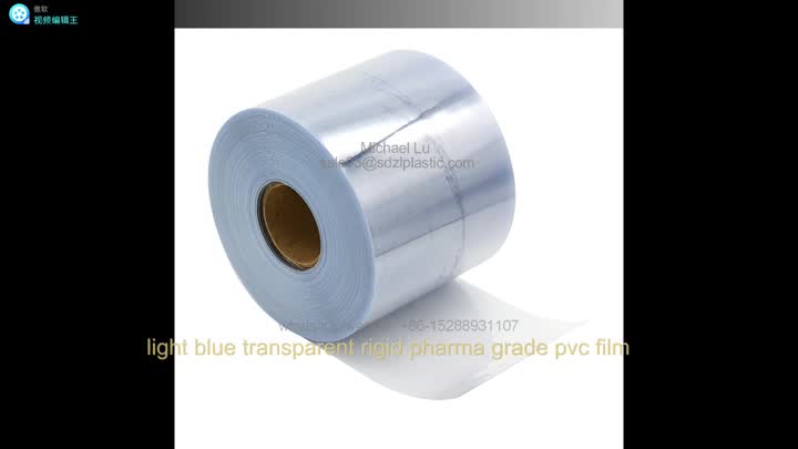 Hoja de PVC de grado farmacéutico rígido transparente de 0.27 mm