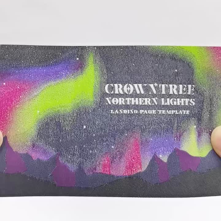 Label tenunan digital saiz besar