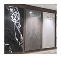 Sintered Stone Fashion Design 1200x2700 9mm Dark Glossy Marble Look for Home Office1