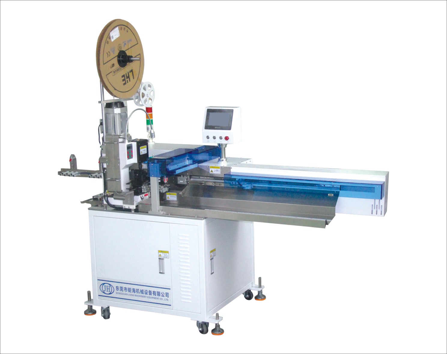 JH-02C Полностью автоматическая машина для двустороннего лужения с односторонним обжимным станком